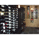 Metalowy uchwyt na butelki ShoWall od 63 do 189 butelek.