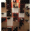 Porte- Portabottiglie en aluminium/bois Stact C-Type