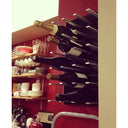 Porte- Portabottiglie en aluminium/bois Stact C-Type