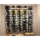Stact Bottle rack in Aluminum/Wood L-Type