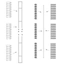 Wspornik podłogowy/sufitowy do metalowego uchwytu na butelkę ShoWall