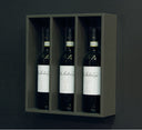 Trio magnetischer weinregale