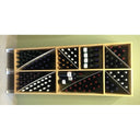 Weinsäule aus Holz/Metall