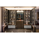 Weinregale - Flaschenhalter aus Aluminium und Holz - 132/160 Flaschen