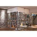 Weinregale - Flaschenhalter aus Aluminium und Holz - 202/249 Flaschen