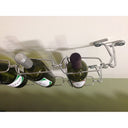 Wine Chain 6 Portabottiglie in Acciaio